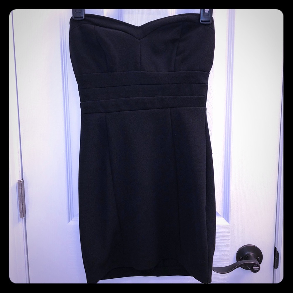Black mini cocktail dress